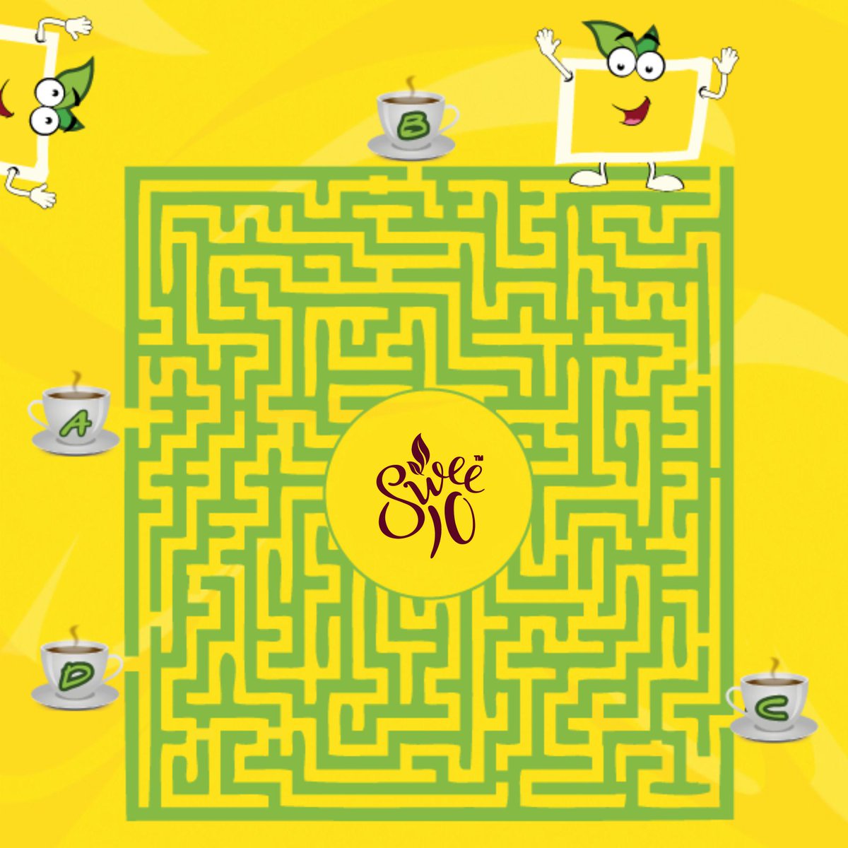 swee10life's tweet photo. It’s all fun and games at @swee10life! Help the sachet reach the coffee cup and you could win a #swee10 hamper! #Swee10Life #Play #Win https://t.co/r1tWubFj9G