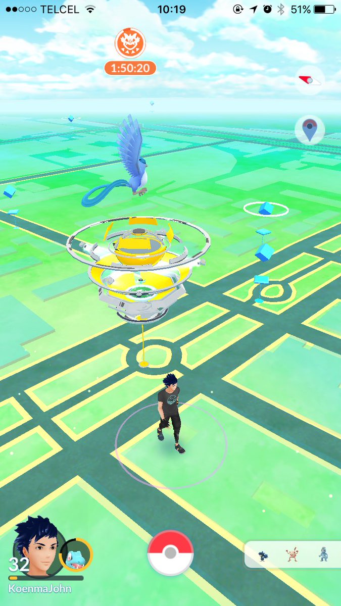 KoenmaJr20's tweet photo. @PoGoMex articuno en Talisman y Norte 70 acaba de empezar #PokemonGOMex @mujersexy1 #incursionesCDMX https://t.co/j2H7OKvqBj