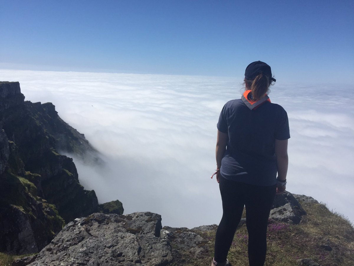 Amy_Widgery's tweet photo. Really loved the view at the top of Akrafjall! 😍 #IMadeItHappen #MootUK https://t.co/A7Xgk0AurT