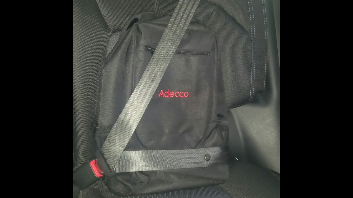 davidtr0121's tweet photo. Let's go pick up the equpiment for tomorrow's Half Marathon sponsored by Adecco! ๐๐ช #DavidC1M #Win4Youth #CEObackpackChallenge #SafetyFirst https://t.co/jsnf8XuQ1Z