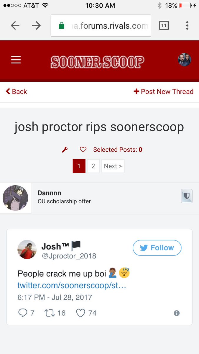 SoonerScoopCC's tweet photo. Sometimes you wake up Saturday morning to posters reporting each other and you knew Friday night on the Corner was lit! 🔥 https://t.co/2ZTWHM3vV9