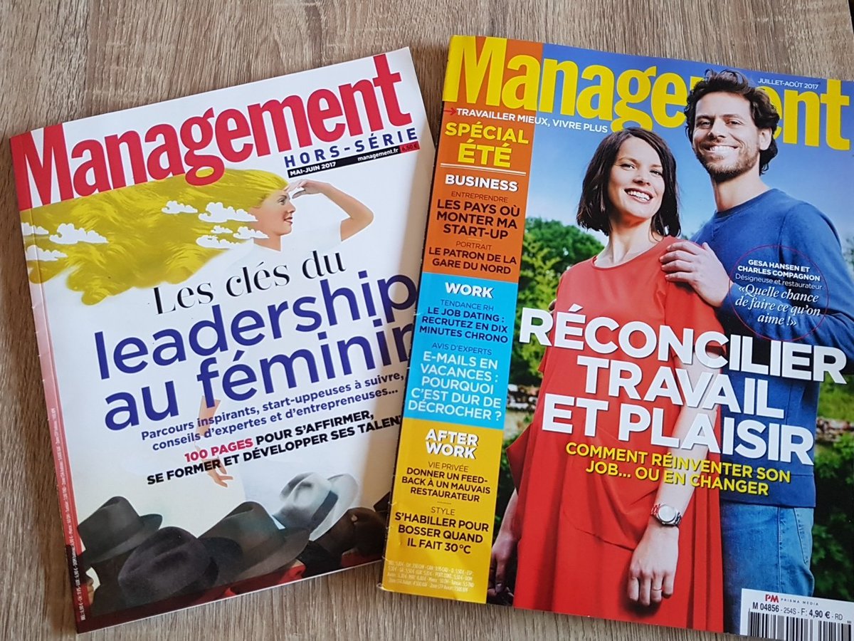 Caro13L's tweet photo. Ma lecture du moment 😉 Toujours au 🔝@ManagementMag https://t.co/5bVVv1lXsM