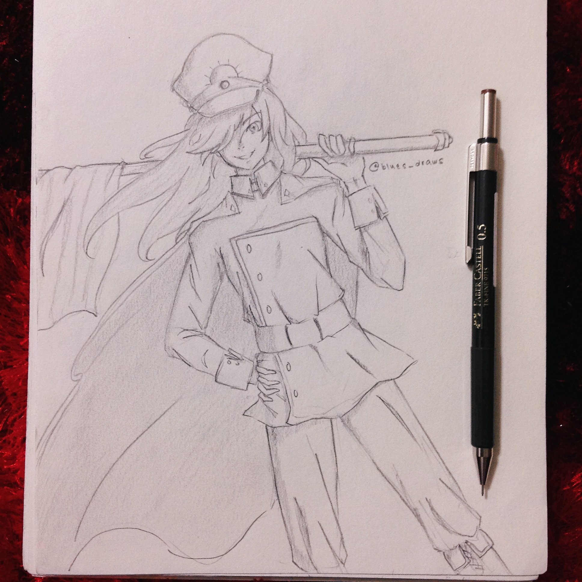 Anime Soldier Drawing