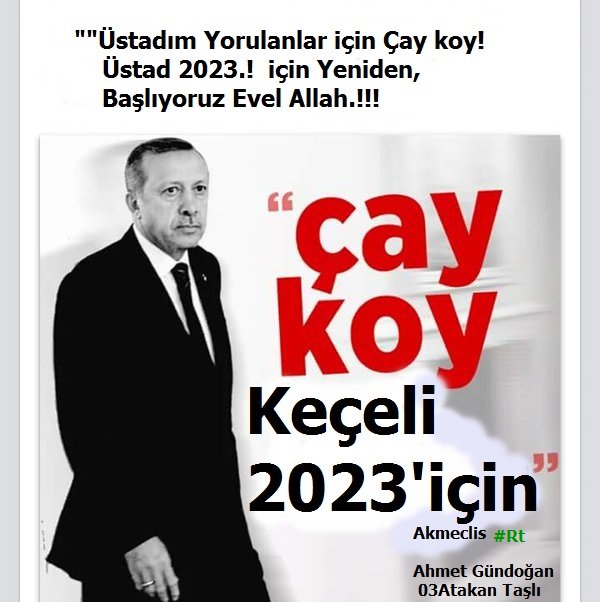 #Rt !!! Keçeli yeniden geliyoruz.