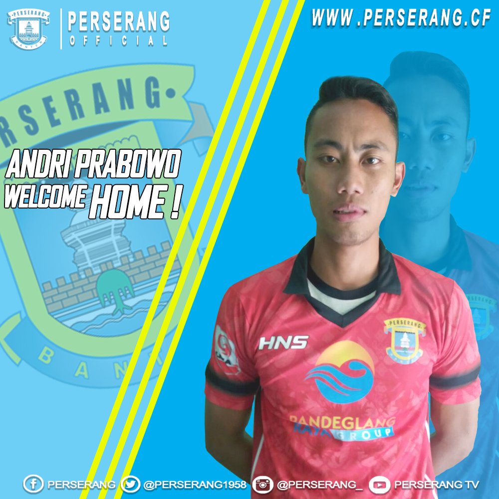 BLxPerserang's tweet photo. Benvenuto Tugi Hadi !
Bentornato Andri Prabowo !
#NewPlayer #Perserang #ALE
.
📷 @Perserang1958 https://t.co/k8aWZb7Kiv