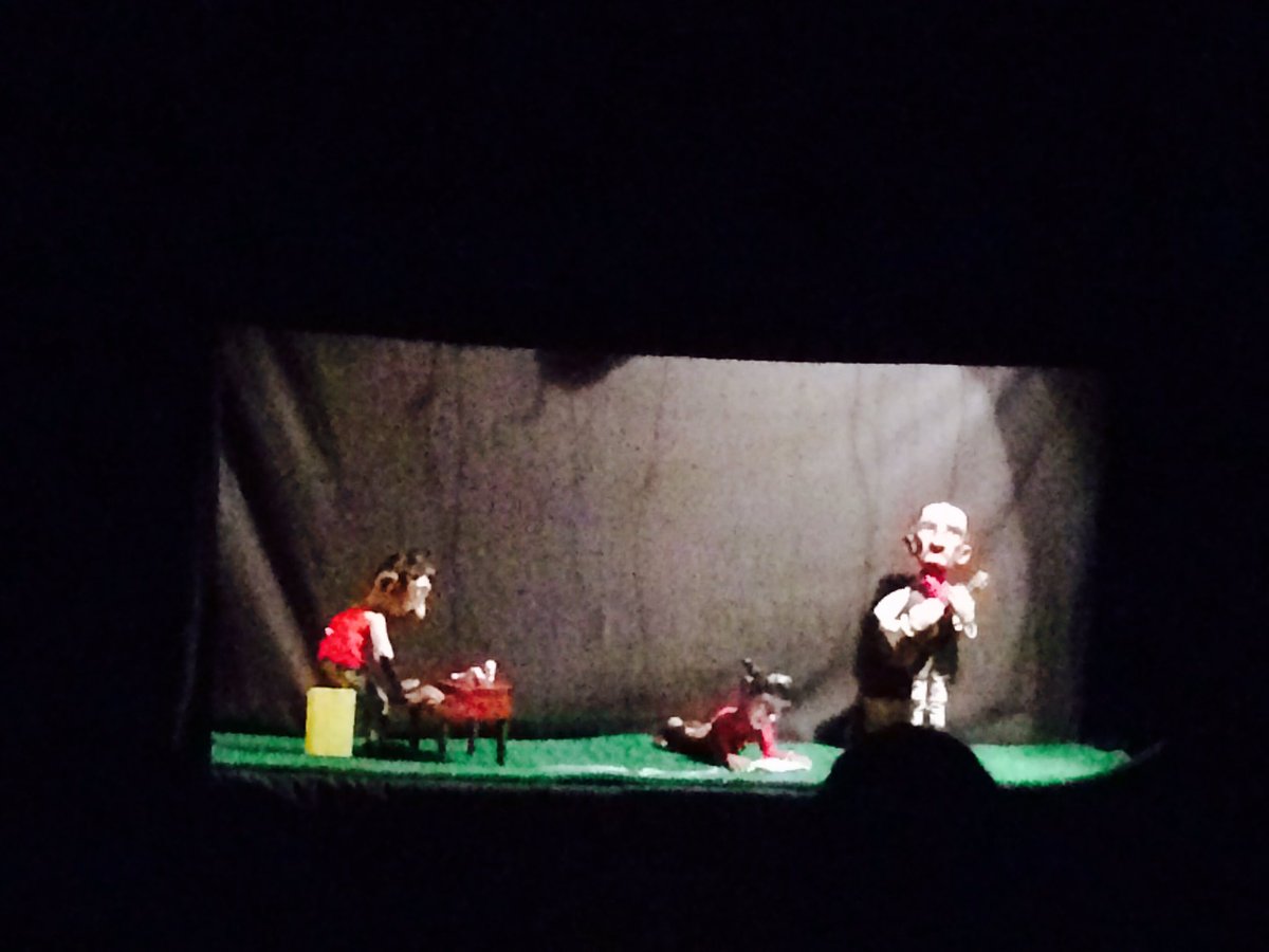 chand_shanu's tweet photo. When #puppets make you enjoy little things in life #smallthingsbigjoys #lovesimplicity #TheatreLove courtesy ~ #PuppeTree https://t.co/PqwTdU6YgV