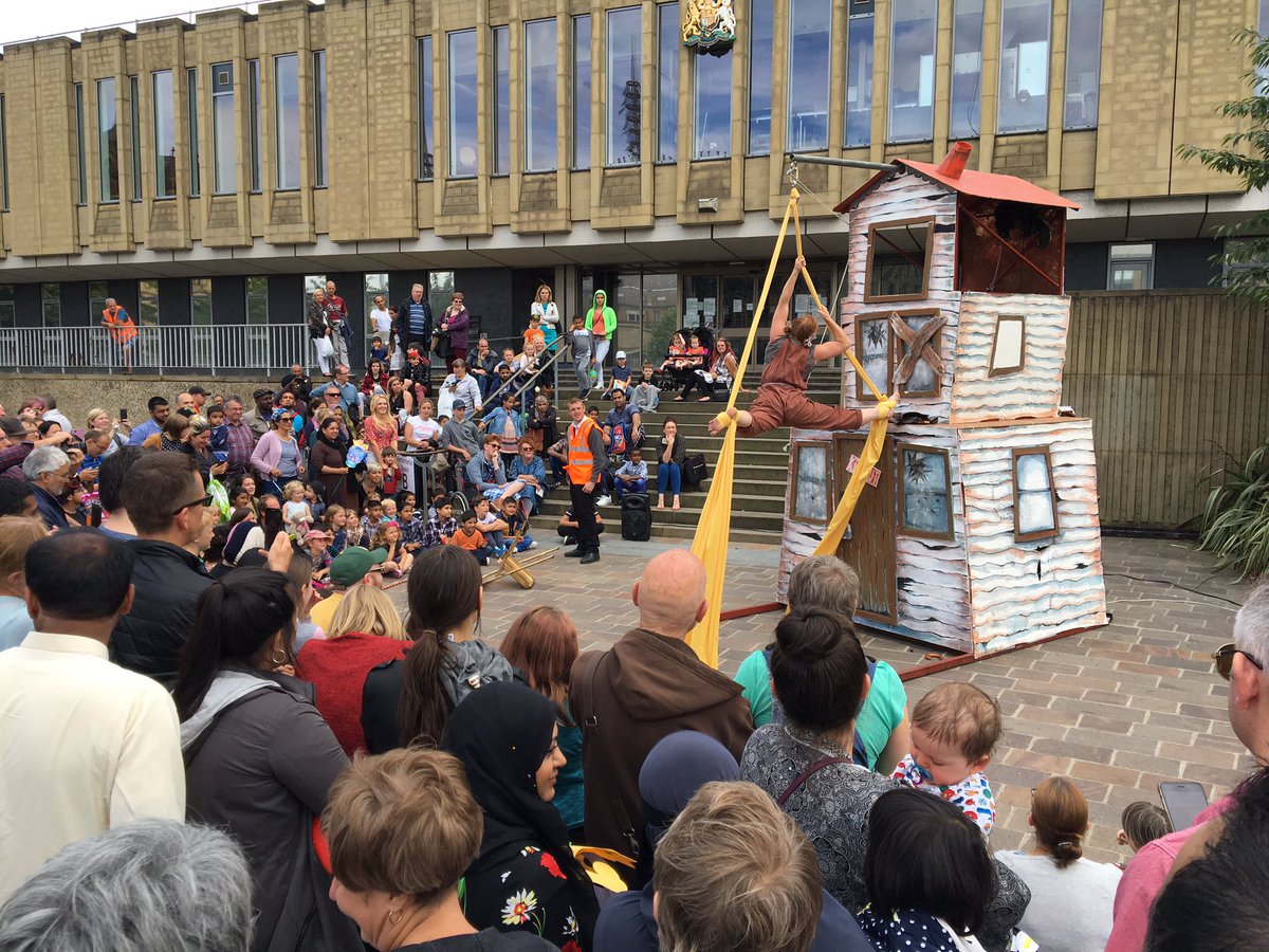 BDCulture_'s tweet photo. People loving @circorumbaba The Crow House #bradfordfestival https://t.co/5bH7Er5T7j
