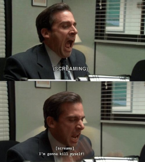michaelscenes's tweet image. Netflix: "The Office is leaving Netflix."
Me: