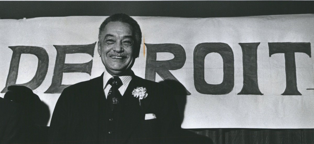 Detroit_1967's tweet photo. @freep @UMich @NPR @wdet Coleman Young, Detroit’s first black mayor, was elected in 1973. (Photo: DFP) https://t.co/jqdJgmvXPO