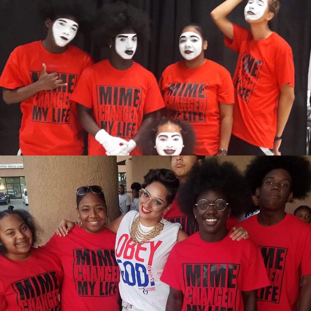 staticcrew16's tweet photo. This life comes with amazing people and performers! Staticcrew in front and behind the paint 🎨 #dancelife #mime #blessed #letsgo #staticcrew https://t.co/xzuJAzPDrO