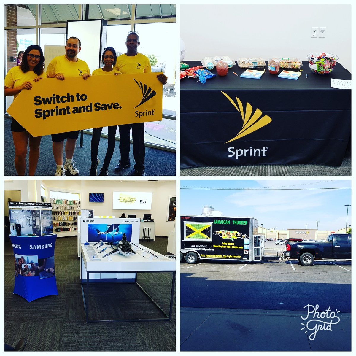 samsungfsm2's tweet photo. Sprint Grand Opening 1640 S Sooner Rd
 (i40 and Sooner Rd) 
Come out and check out the Sprint Promo's and enjoy some food and fun. https://t.co/uxYEepkMw5