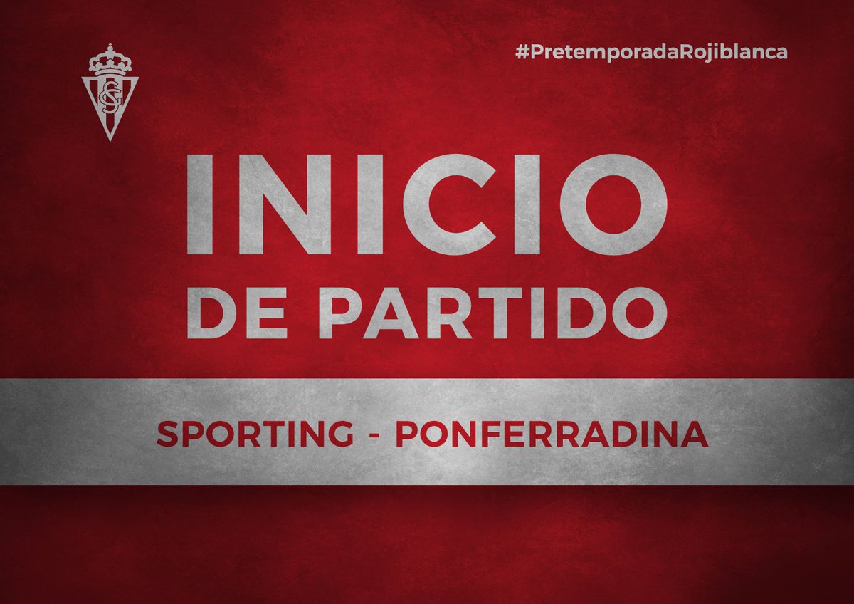 ▶️ INICIO|Comienza el partido en El Soutón contra <a href="/SDP_1922/">SD Ponferradina SAD</a> 
#PretemporadaRojiblanca 🔴⚪️🔴⚪️
Hoy Vegadeo se tiñe de rojiblanco #PuxaSporting