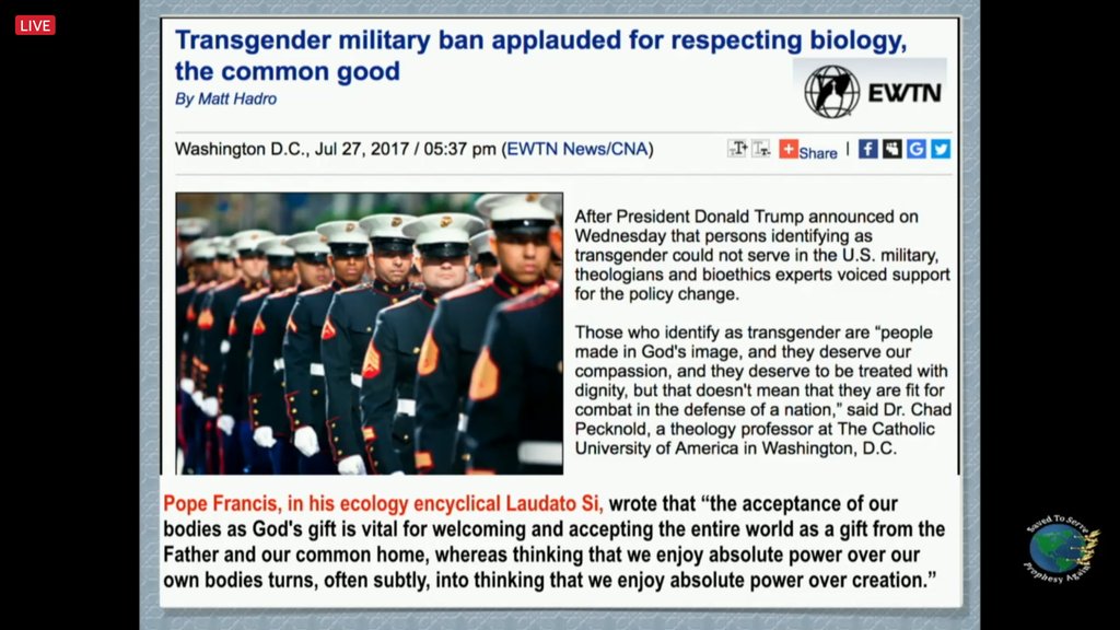 SagaciousRose's tweet photo. #saturdaymorning #presenttruths #sundaylaw #trump #PopeFrancis #ChurchAndState #transmilitaryban #bibleprophecy #BibleOurGuide https://t.co/I6cVOxMjav