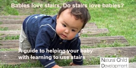 NaturalChildDev's tweet image. Tips to support your #baby learning about #stairs #GivingRootstoLearn #childledlearning #childdevelopment