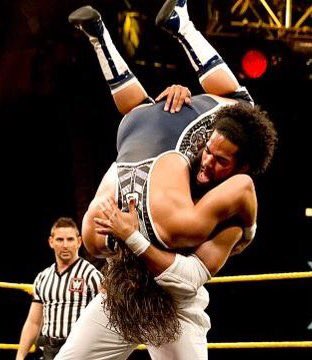 WWENXTWORLD's tweet photo. TODAY IN HISTORY!
NXT- July/29/2015
@JasonJordanJJ &amp; Chad Gable defeated Elias Samson &amp; Levis Valenzuela, Jr. https://t.co/tqv9qlRca3