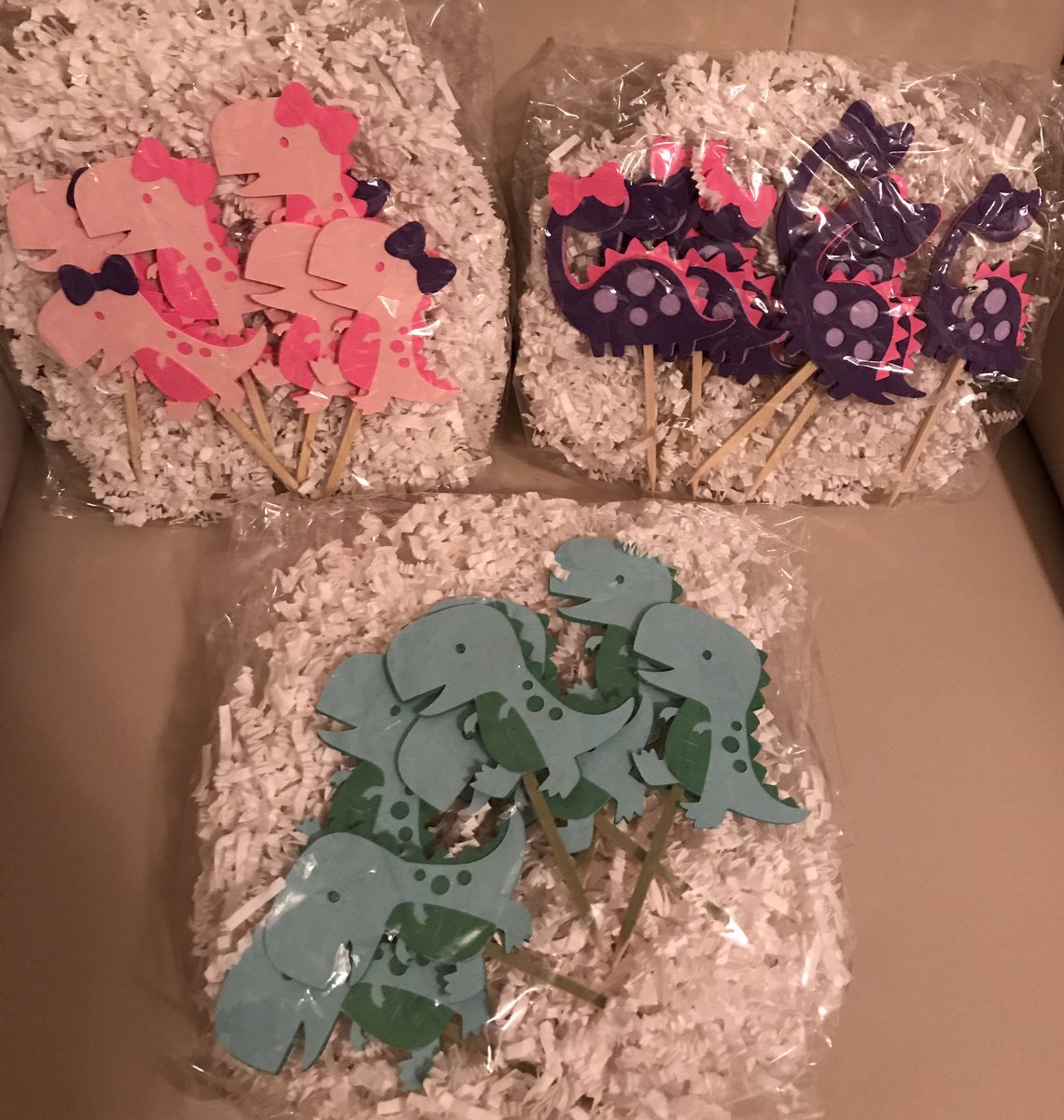 NLCelebrations's tweet photo. Custom Cupcake Toppers for an upcoming Dinosaur in Tutus themed 5th Birthday Party. 
#kidsbirthdayparties #custompartydecor #eventdesigner https://t.co/2nmf9yVwPP