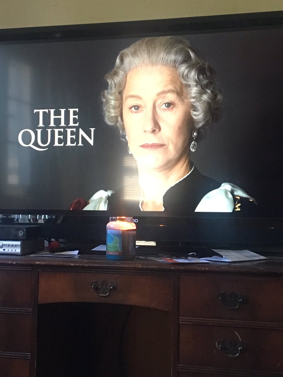 MASlipka's tweet photo. Watching one of my favorites - #thequeen as I prep for a busy week; onboarding new team member, etc... #satwork https://t.co/5q2EhQbnSI