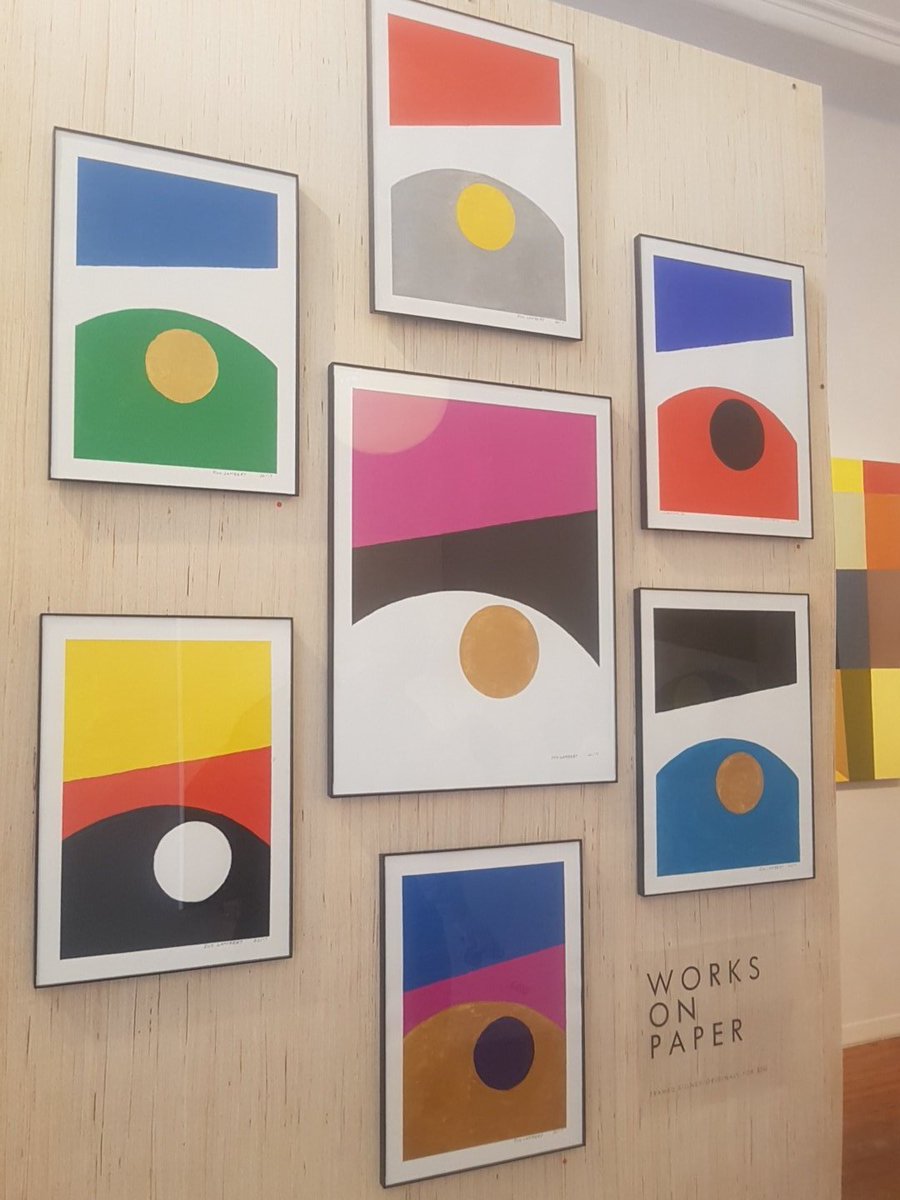 painters_eleven's tweet photo. Three red dots! Come quick before they're all gone. 1340 Queen St W Toronto. #ronlambert https://t.co/F2PSRpVT4I