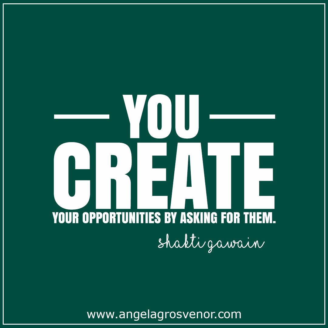 CoachAngelaG's tweet image. You create your opportunities by asking for them. -Shakti Gawain
#PushPartner #ExtraordinaryLife