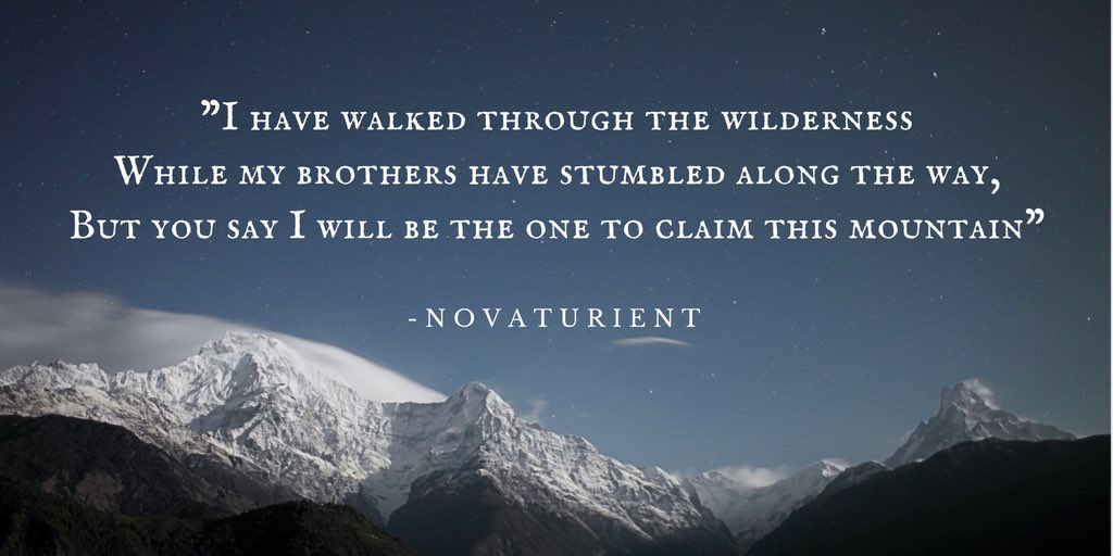 NovaturientNC's tweet photo. Lyrics from Hebron. Stay strong my friends. Conquer your mountains. 

⛰🏔⛰🏔⛰🏔⛰🏔⛰🏔⛰🏔⛰

#ChristianMetal #Christian #Lyrics #music https://t.co/yTVQ7Uxtu0