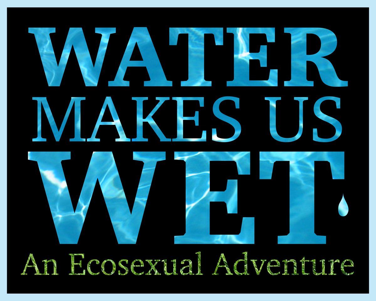 AnnieSprinkle's tweet photo. Just 2 more days editing #WaterMakesUsWet! So #exciting! In home stretch. #World #premiere @documenta14 Sept 6, Kassel. #come! #cosex #water https://t.co/27U40ahLQt