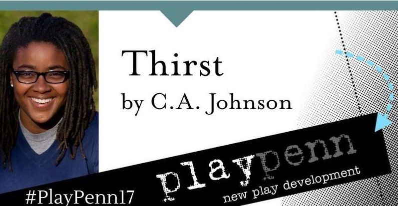 avenueofthearts's tweet photo. 8PM tonight @InterActThtrCo is @cajohnso90 's reading of "Thirst" for @PlayPennLives.

FREE Event: https://t.co/LL3d3WhzMr
📚🔖
#PlayPenn17 https://t.co/IbGKQOy2fm