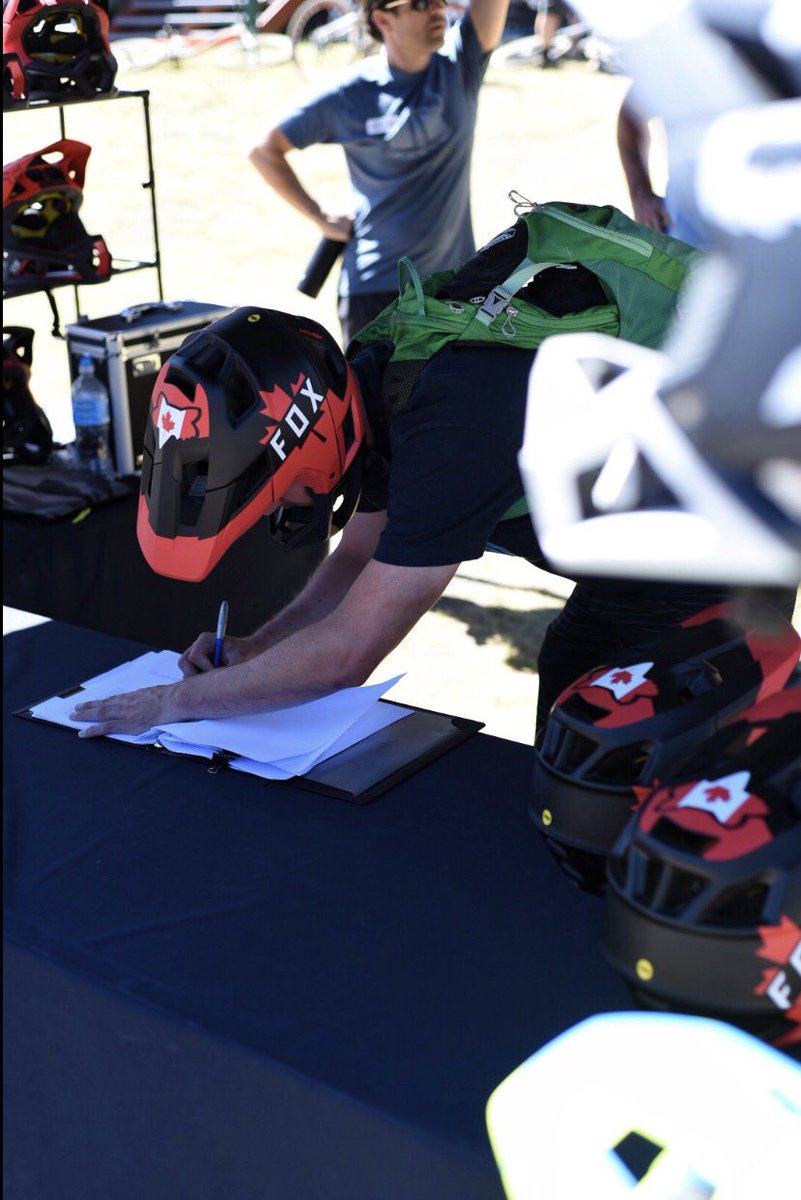 foxracingcanada's tweet photo. Out at @SilverStarBike this weekend? Come test out the new @foxmtb Proframe helmet. #ridewideopen https://t.co/mPjQVMBbII