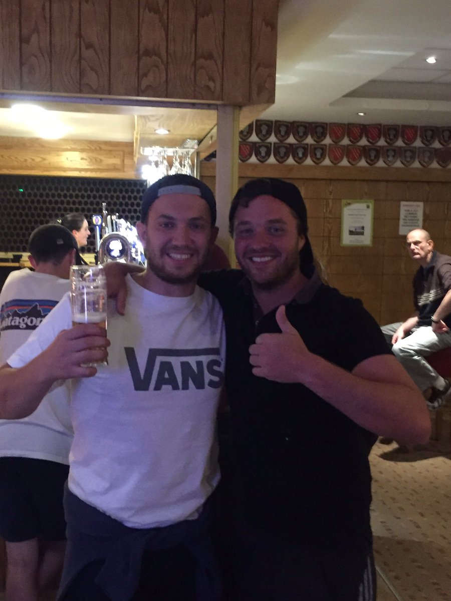 Backwards caps ✅ Stubble ✅ Same dress sense ✅ Opening partners for Cheadle CC 1st team - not for much longer