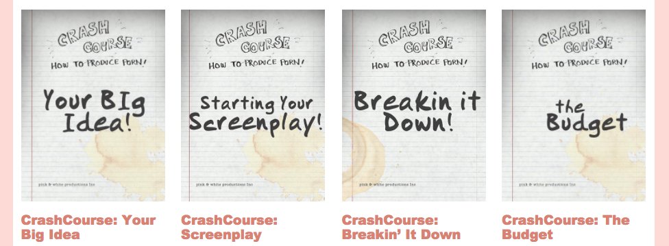 PinkLabelTV's tweet photo. CRASHCOURSE: How to Make Porn (Free Videos) by @ShineLouise 
https://t.co/lY0WtR9x1p #adultfilmproduction #crashcourse #howtomakeporn https://t.co/tlxwr7zssT