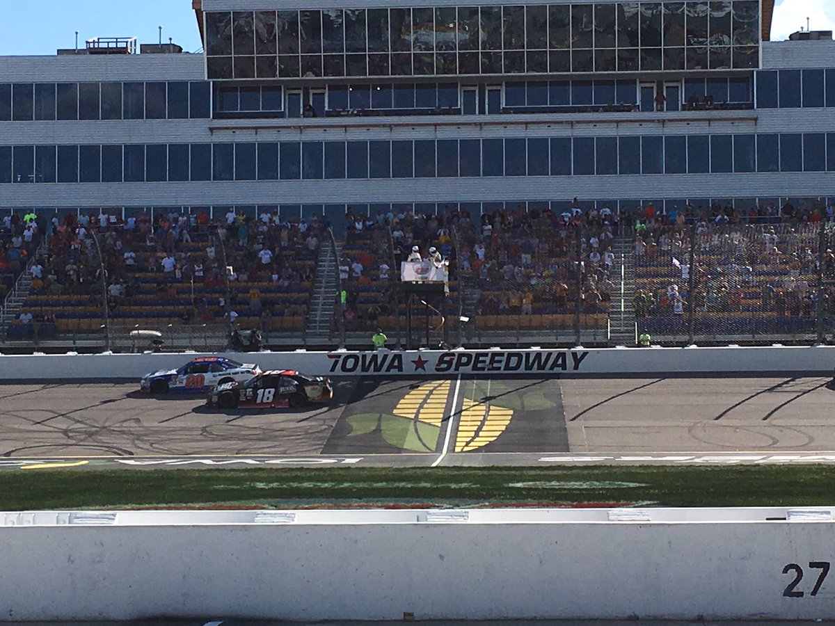 KyleBenjamin_'s tweet photo. P2 for the @Resers Toyota Camry @iowaspeedway! Great job @JoeGibbsRacing! #NASCAR #ToyotaRacing https://t.co/jPTC89id8U