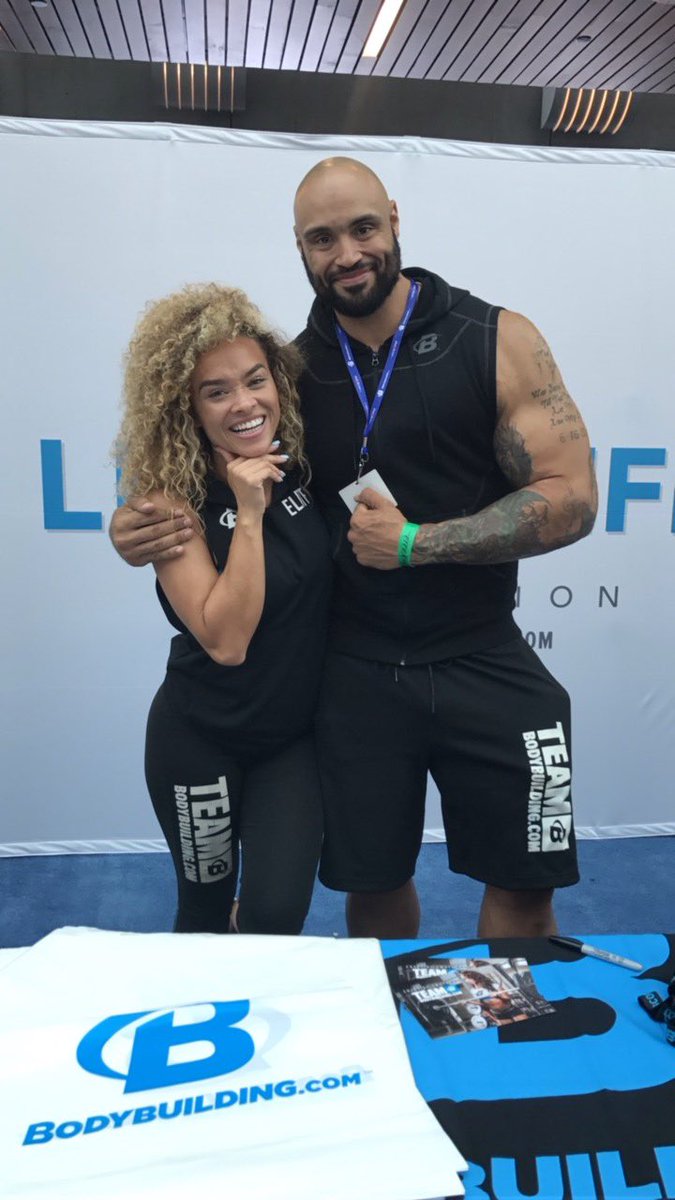 Bodybuildingcom's tweet photo. Come meet @itspossiblepat and @ChassidySmother! #SJFitExpo #TEAMBodybuilding #Bodybuildingcom https://t.co/v2Tf0JPo6w
