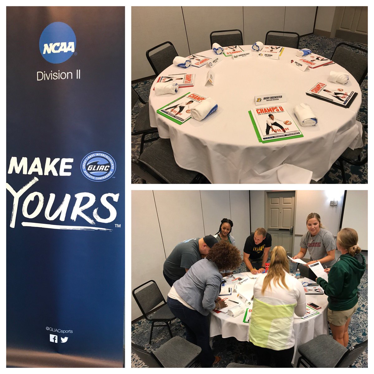 GLIACsports's tweet photo. #GLIACSAAC is underway in Detroit! https://t.co/UZxAgGp23j