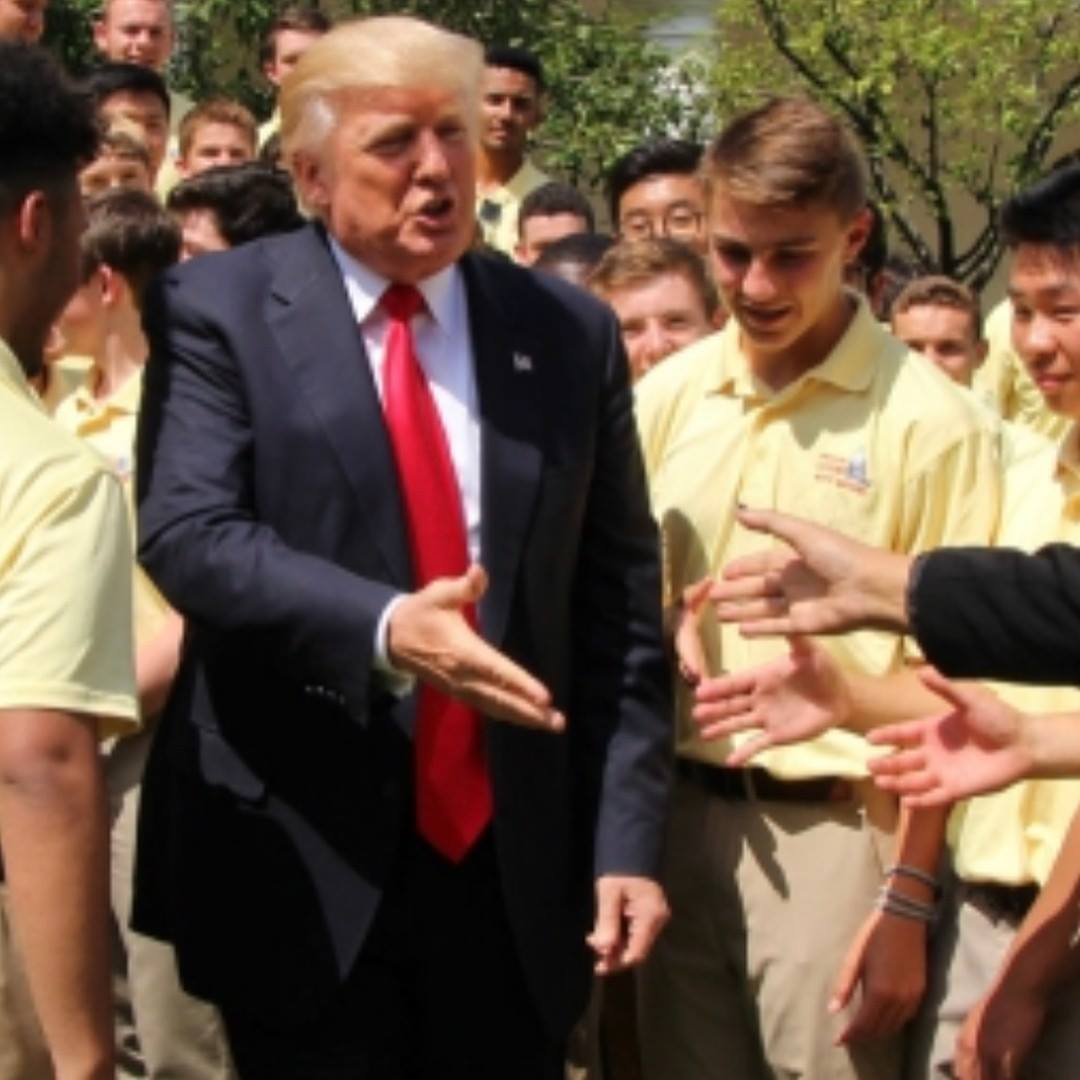James Limbaugh, senior of the class of 2018, had the opportunity to participate at #boysnation. Meeting <a href="/realDonaldTrump/">Donald J. Trump</a> <a href="/POTUS/">President Donald J. Trump</a> #oklaed