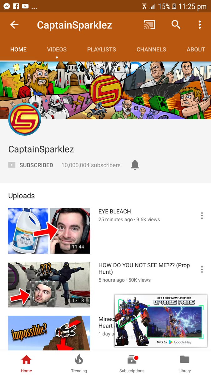 TheDankOffice's tweet photo. @CaptainSparklez you did it!!! Congrats! https://t.co/Y9CIldxFAf