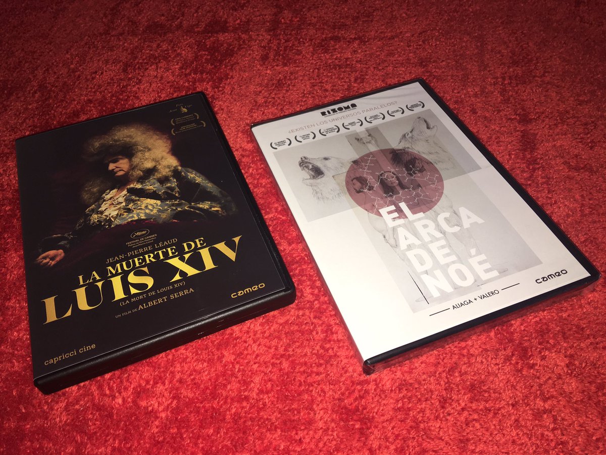DavidPDavicine's tweet photo. Lástima que algunas películas no salgan en Bluray, pero no por ello van a faltarme🙂: @SmokingClub129 #LaMuerteDeLuisXIV #ElArcaDeNoé. https://t.co/PgWUbe9ava