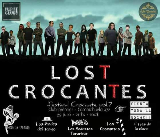 Eyyyyyy es hoy !  Vení a festejar este atípico calorcito primaveral con Los Crocantes y estas bandas de lujo !

Dónde ? Campichuelo 472