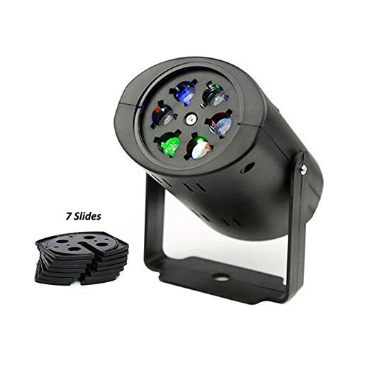 Rotating projection light for party's, weddings, birthdays and more! amazon.com/MINO-ANT-RGBW-…