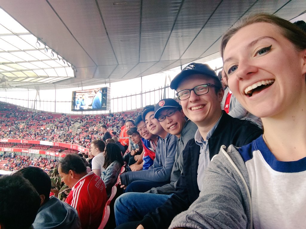 ECSPOxford's tweet photo. On the way back to #oxford after watching @Arsenal  win 5-2! #footballnotsoccer #gooners4aday https://t.co/g0YGo00D9I