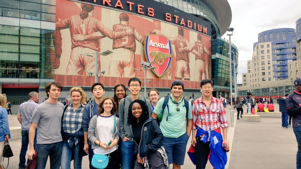 ECSPOxford's tweet photo. On the way back to #oxford after watching @Arsenal  win 5-2! #footballnotsoccer #gooners4aday https://t.co/g0YGo00D9I