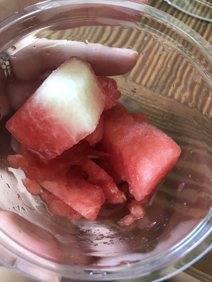 JSBrunette's tweet photo. @panerabread $1.29 extra for this "watermelon cup" as a side?! https://t.co/TaaLy1QS4V