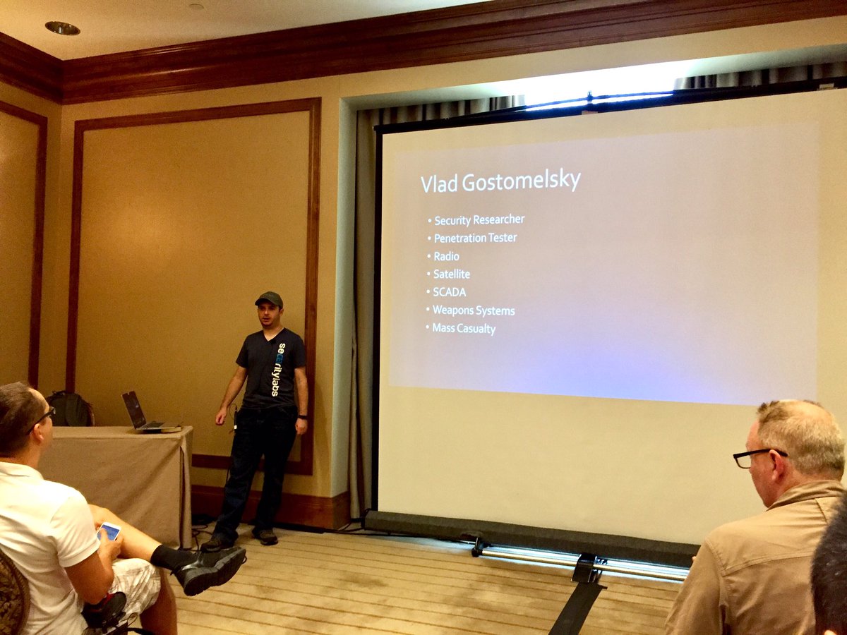 SpirentSecurity's tweet image. Live Coverage from #Defcon25- #GPS SYSTEM INTEGRITY with #Securitylabs Expert Vlad Gostomelsky @defcon #defcon @recompiler