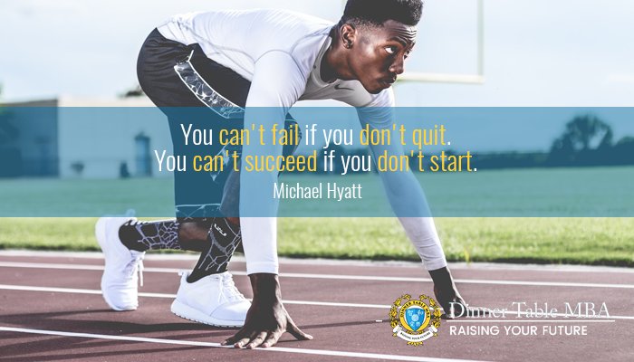 HelpATeen_'s tweet photo. "You can't fail if you don't quit. You can't succeed if you don't start" via @MichaelHyatt #noexcuses https://t.co/6YPJsstRR8