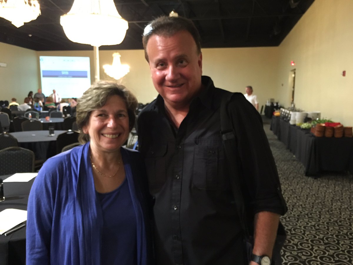 rweingarten's tweet photo. So fun to hang at #pinellas #CTA and #PESPA #MikeGandolfo  &amp; @ComicMikeRivera - maybe he will teach me how to be funny https://t.co/o8sLdspDwu