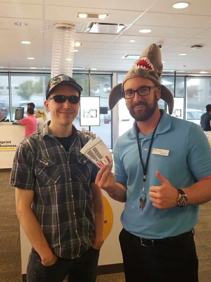 Sprint7803's tweet photo. @Ohnoelakeshow came in and got two tickets to #FishFest @HoosierCrouch Plenty of tickets left! Come see us! https://t.co/4OZM2bNdxu