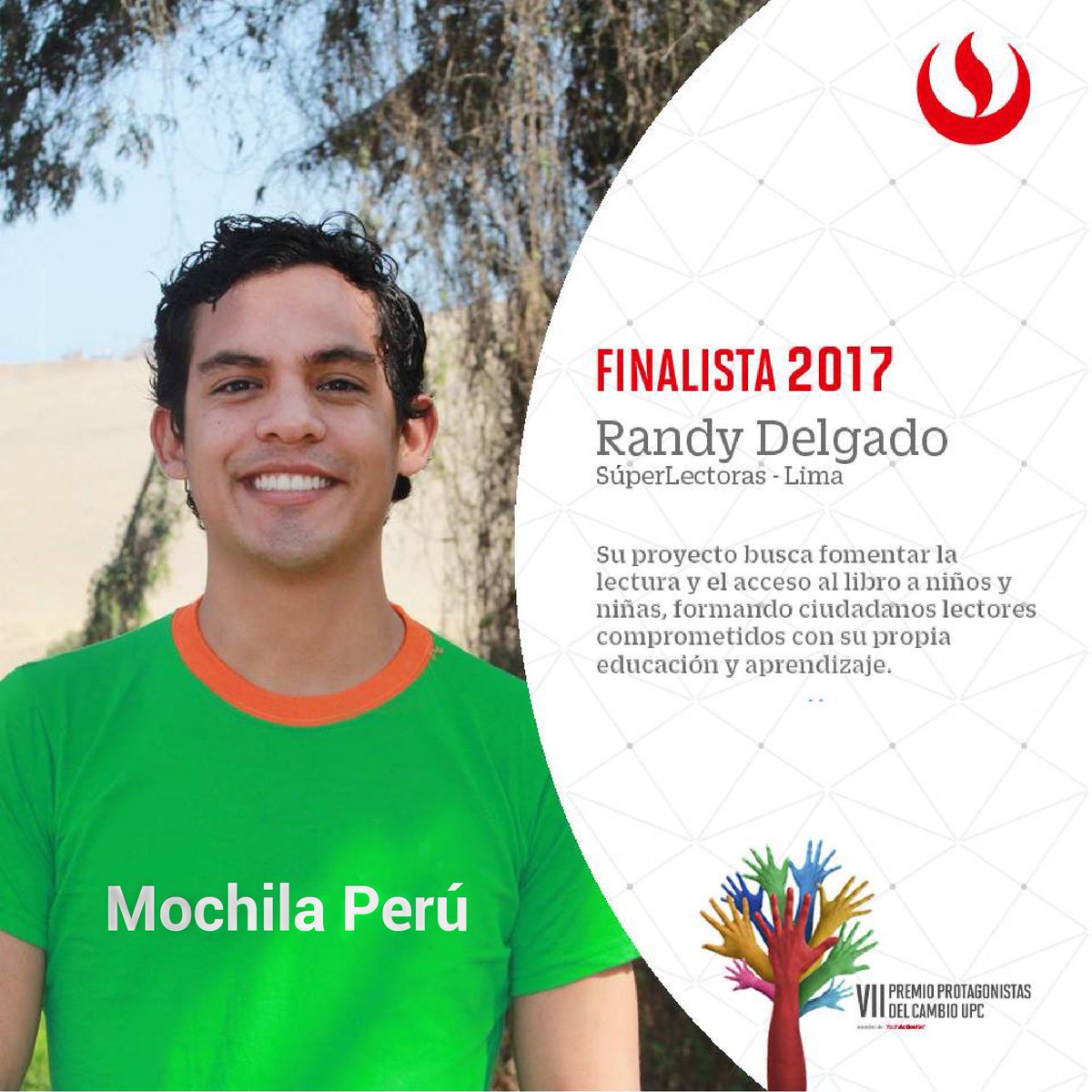 mochila_peru's tweet photo. Con mucha alegría el proyecto #Superlectoras está en los 20 finalistas en el Premio Protagonistas del Cambio UPC. https://t.co/29UnMuBtfG