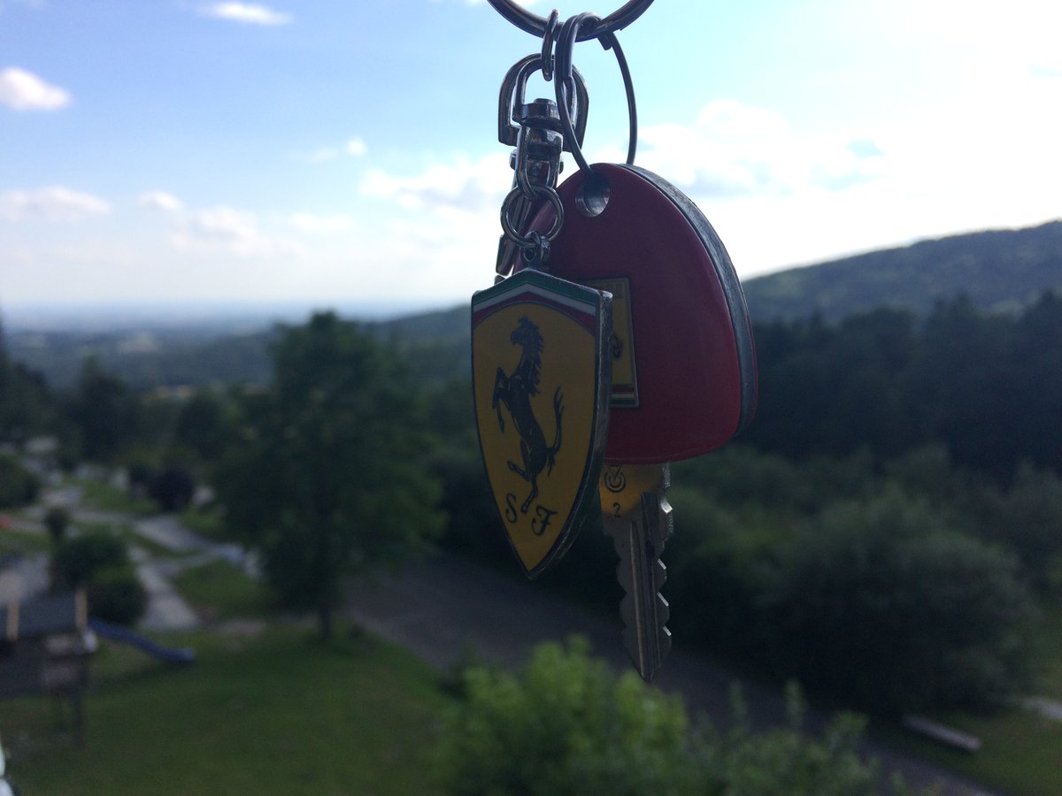 EventsbyWW's tweet photo. congrats to #doublepole of @ScuderiaFerrari at #HungarianGP. Perfect day, perfect #outfit by @coveundco here at #ferrari Meeting in #bavaria https://t.co/BXOv1d80LA