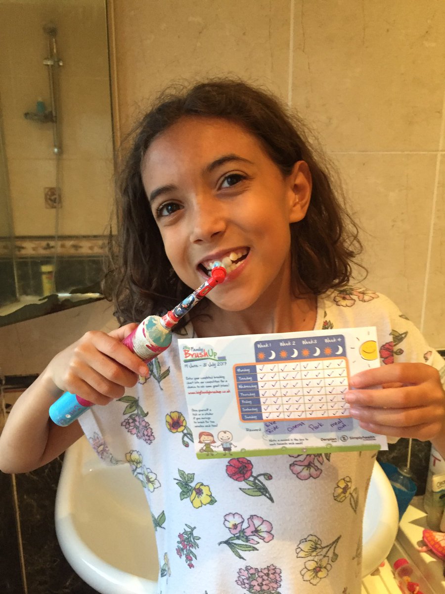 lucyrobinson3's tweet photo. @Denplan #bfbucomp My daughter loved cleaning her teeth and ticking off the chart to get her reward. https://t.co/YqpQE92mpN