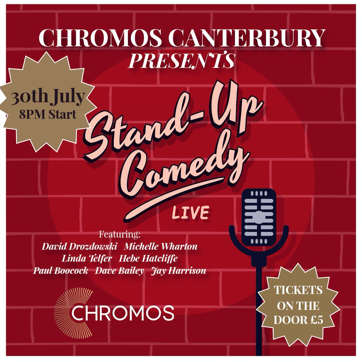 wearechromos's tweet photo. LIVE Comedy is nearly here ππ½ 01227 230207 book your table now
#livecomedy #comedyatchromos #canterburyculture https://t.co/siH3GqupNr
