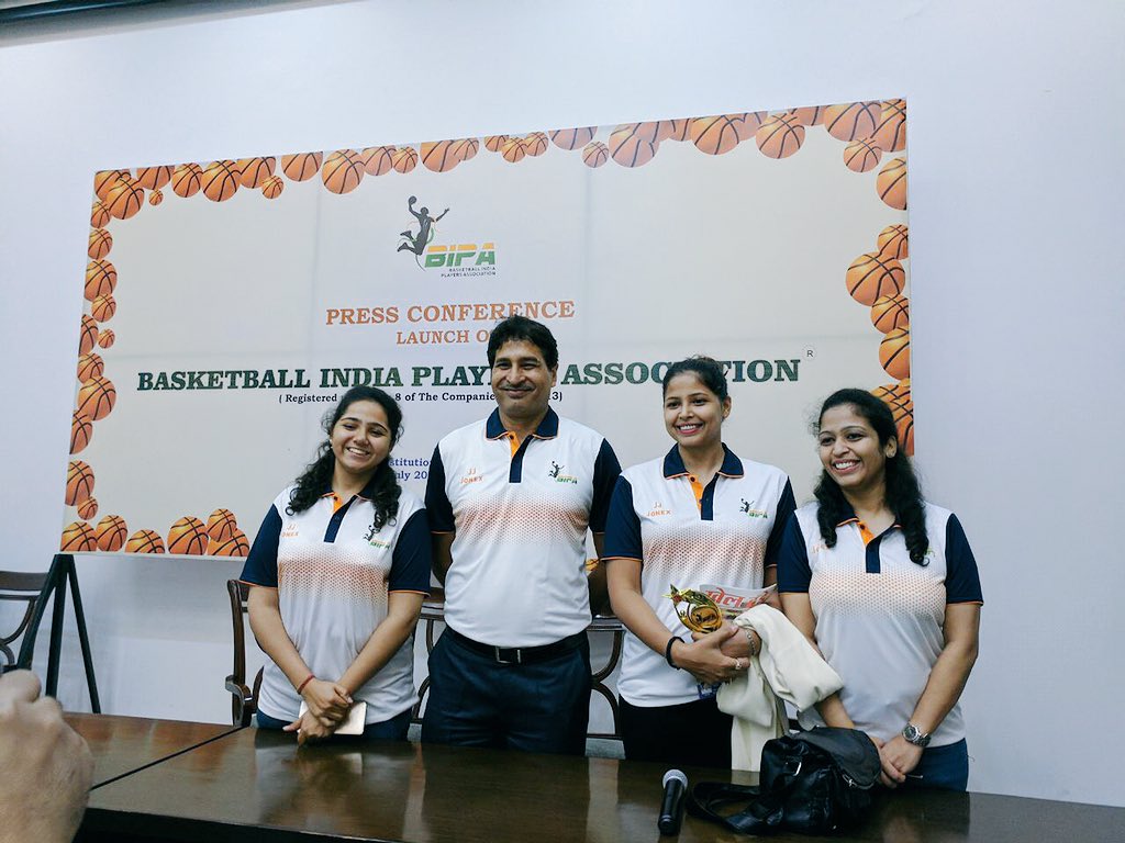 Divyasingh04's tweet photo. Pictures of Basketball India Player Association (BIPA) launch. Wonderful event with wonderful people. Thank you all for coming. #basketball https://t.co/HtytfN1Ndm