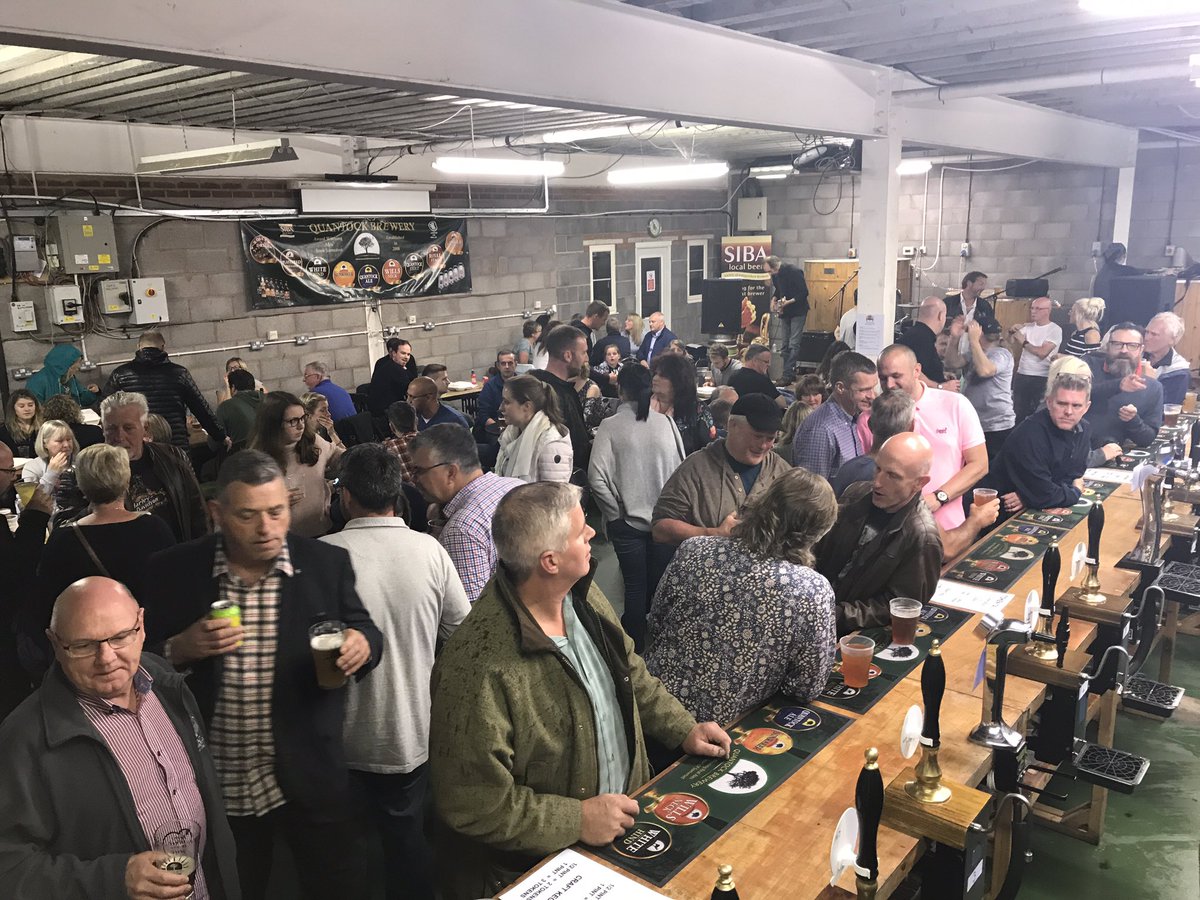 BEERiggers's tweet photo. Great crowd in at @QuantockBrewery Beer Fest tonight. Come on down! https://t.co/Q0HaZQXe2R